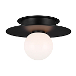 Потолочный светильник с шарообразным плафоном из белого матового стекла Generation Lighting варинант исполнения - 2 | Loft Concept в Нижнем Новгороде