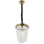 Подвесная люстра с хрустальными подвесками Riche Crystal Metal Chandelier 1 варинант исполнения - 2 | Loft Concept в Нижнем Новгороде