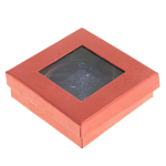 Зеркало карманное круглое двухстороннее из натурального камня Содалит в подарочной упаковке Gold Stone Mirrors варинант исполнения - 4 | Loft Concept в Нижнем Новгороде