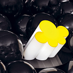 Настольная дизайнерская лампа Poltronova Passiflora Yellow Table Lamp варинант исполнения - 8 | Loft Concept в Нижнем Новгороде