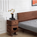 Тумбочка прикроватная с ящиком и дверцей Робот Robot Desk варинант исполнения - 8 | Loft Concept в Нижнем Новгороде