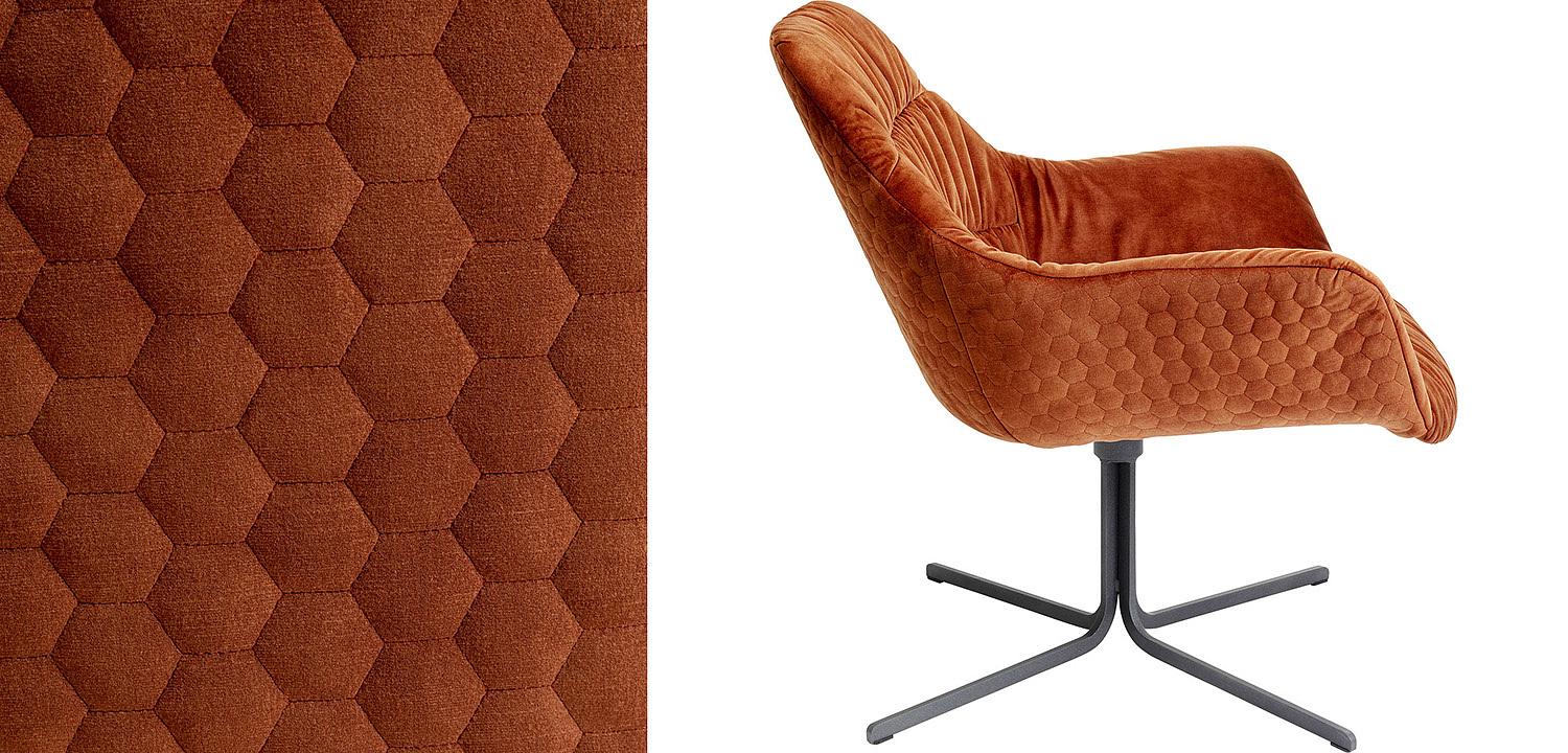 Кресло вращающееся Cinnamon Honeycomb - Loft-Concept в Нижнем Новгороде