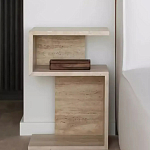 Дизайнерский журнальный стол фигурный с полками Gulip варинант исполнения - 1 | Loft Concept в Нижнем Новгороде