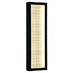 Светодиодное прямоугольное бра из металла черного цвета Lattice Lux варинант исполнения - 5 | Loft Concept в Нижнем Новгороде