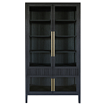 Витрина Primo со стеклянными фасадами и 2 ящиками Черный дуб варинант исполнения - 10 | Loft Concept в Нижнем Новгороде