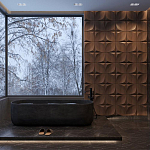 Гипсовая 3D панель с принтографией PM-22 варинант исполнения - 1 | Loft Concept в Нижнем Новгороде