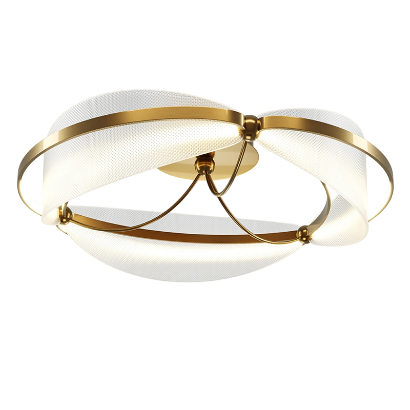 Потолочный светильник Breeze 3000К 45Вт Латунь Прозрачный в Нижнем Новгороде | Loft Concept 