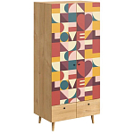 Шкаф с принтом The rebus of love варинант исполнения - 1 | Loft Concept в Нижнем Новгороде