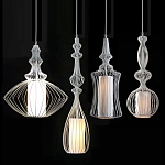 Подвесной светильник Wire Dream Pendant 2 Белый варинант исполнения - 1 | Loft Concept в Нижнем Новгороде