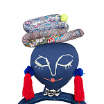 Кукла из одежды и павлопосадских платков Rusalka Blue Jeans варинант исполнения - 2 | Loft Concept в Нижнем Новгороде