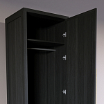 Узкий Шкаф Primo с 2 выдвижными ящиками Черный дуб варинант исполнения - 6 | Loft Concept в Нижнем Новгороде