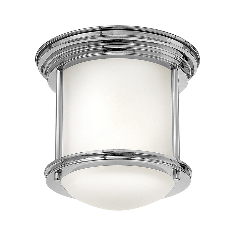 Потолочный светильник для ванных комнат со стеклянным плафоном и одной лампой Hinkley Хром Белый Бронза Прозрачное Стекло в Нижнем Новгороде | Loft Concept 