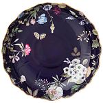 Ваза фарфоровая круглая на ножке с рисунком цветов Garden Whisper Porcelain Set  варинант исполнения - 1 | Loft Concept в Нижнем Новгороде