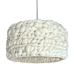 Вязаный шерстяной светильник Knitted wool lamp Cylinder варинант исполнения - 3 | Loft Concept в Нижнем Новгороде