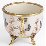 Фарфоровая чаша с бронзовыми элементами Eden Garden варинант исполнения - 3 | Loft Concept в Нижнем Новгороде