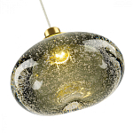 Подвесной светильник с прозрачным стеклянным плафоном округлой формы Effervia  варинант исполнения - 14 | Loft Concept в Нижнем Новгороде