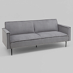 Диван современный вельветовый прямой Worcester Серый варинант исполнения - 1 | Loft Concept в Нижнем Новгороде