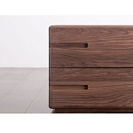 Прикроватный столик деревянный с 2-мя ящиками Moon Walnut Furniture варинант исполнения - 4 | Loft Concept в Нижнем Новгороде