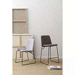 Стул мягкий светло-серый Chair Gray Runners варинант исполнения - 8 | Loft Concept в Нижнем Новгороде