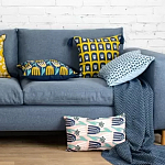 Чехол на подушку с двусторонним принтом и кисточками Ophelia Grove варинант исполнения - 6 | Loft Concept в Нижнем Новгороде