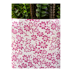 Кашпо из белого фарфора с розовым цветочным орнаментом Eden Garden варинант исполнения - 4 | Loft Concept в Нижнем Новгороде