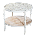 Журнальный столик из натурального дерева в винтажном стиле Openwork Coffee Table варинант исполнения - 1 | Loft Concept в Нижнем Новгороде