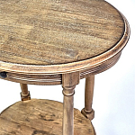 Деревянный овальный кофейный стол Margery Provence Coffee Table варинант исполнения - 4 | Loft Concept в Нижнем Новгороде