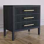 Тумба Primo  с тремя ящиками шпон Черный дуб варинант исполнения - 3 | Loft Concept в Нижнем Новгороде