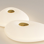 Потолочный светильник с тремя овальными матовыми плафонами TRIDalmen варинант исполнения - 2 | Loft Concept в Нижнем Новгороде