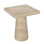 Столик приставной с квадратной столешницей Textured Cream Table варинант исполнения - 2 | Loft Concept в Нижнем Новгороде