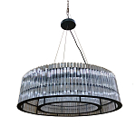 Подвесная люстра круглая Double Glass Sphere варинант исполнения - 1 | Loft Concept в Нижнем Новгороде