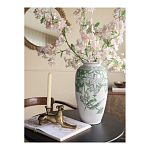 Ваза высокая с зелеными цветочными и птичьими мотивами Vase Inspired by Nature варинант исполнения - 4 | Loft Concept в Нижнем Новгороде