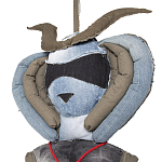 Кукла из джинсовой одежды и армейских палаток Rusalka Jeans&Tents варинант исполнения - 4 | Loft Concept в Нижнем Новгороде