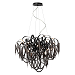 Люстра подвесная с объемной композицией из скрученных лент и металлических цепочек Atlantis Chain варинант исполнения - 4 | Loft Concept в Нижнем Новгороде