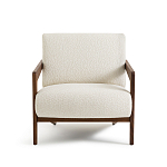 Кресло Avalon White Boucle из массива ореха варинант исполнения - 4 | Loft Concept в Нижнем Новгороде