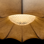 Подвесной светильник с белым фигурным абажуром и мягкими волнистыми краями Cloud Motion  варинант исполнения - 14 | Loft Concept в Нижнем Новгороде