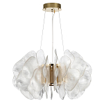 Люстра с декором в виде крупных рельефных лепестков 80 см Ethereal Bloom варинант исполнения - 2 | Loft Concept в Нижнем Новгороде