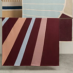 Плед из хлопка с геометрическим рисунком Elan Stripe Addison варинант исполнения - 7 | Loft Concept в Нижнем Новгороде