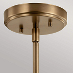 Подвесной светильник цвета латунь с прозрачным стеклянным плафоном в форме колокола Kichler варинант исполнения - 6 | Loft Concept в Нижнем Новгороде