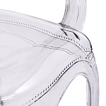 Прозрачный стул с подлокотниками LOUIS GHOST CHAIR Grey варинант исполнения - 5 | Loft Concept в Нижнем Новгороде