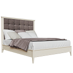 Кровать из массива бука с мягким изголовьем Tasteful Furniture варинант исполнения - 1 | Loft Concept в Нижнем Новгороде