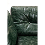 Диван Лофт Натуральная Винтажная кожа Зеленый Two Seat Encounter Leather Sofa варинант исполнения - 4 | Loft Concept в Нижнем Новгороде