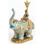 Фарфоровый подсвечник Слон с эмоцией Fluens варинант исполнения - 3 | Loft Concept в Нижнем Новгороде