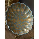 Чаша с орнаментом на бронзовых ножках в виде ангелов Eden Garden варинант исполнения - 4 | Loft Concept в Нижнем Новгороде