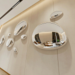 Абстрактная скульптура на стену в виде капли воды Water Outline варинант исполнения - 5 | Loft Concept в Нижнем Новгороде