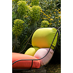 Дизайнерское разноцветное кресло на металлическом каркасе с подставкой для ног Poltronova Plasma Armchair варинант исполнения - 8 | Loft Concept в Нижнем Новгороде