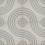 Дизайнерская плитка с узором Дорожки варинант исполнения - 1 | Loft Concept в Нижнем Новгороде