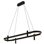 Люстра подвесная овальная черная  Black Light Fixtures варинант исполнения - 1 | Loft Concept в Нижнем Новгороде