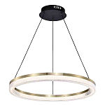 Люстра подвесная круглая светодиодная с золотым каркасом Ring Horizontal варинант исполнения - 1 | Loft Concept в Нижнем Новгороде