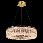 Люстра подвесная круглая из прозрачного хрусталя с золотым корпусом Selfsufficient варинант исполнения - 1 | Loft Concept в Нижнем Новгороде